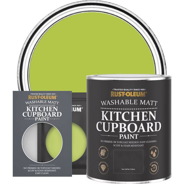 Rust-Oleum Kitchen Cupboard Paint, Matt Finish - KEY LIME - 10ml - Green