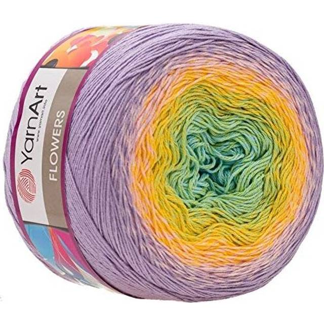 Yarn Art Flowers Yarn 55% Cotton 45% Acrylic 250gr 1094yds Multicolor