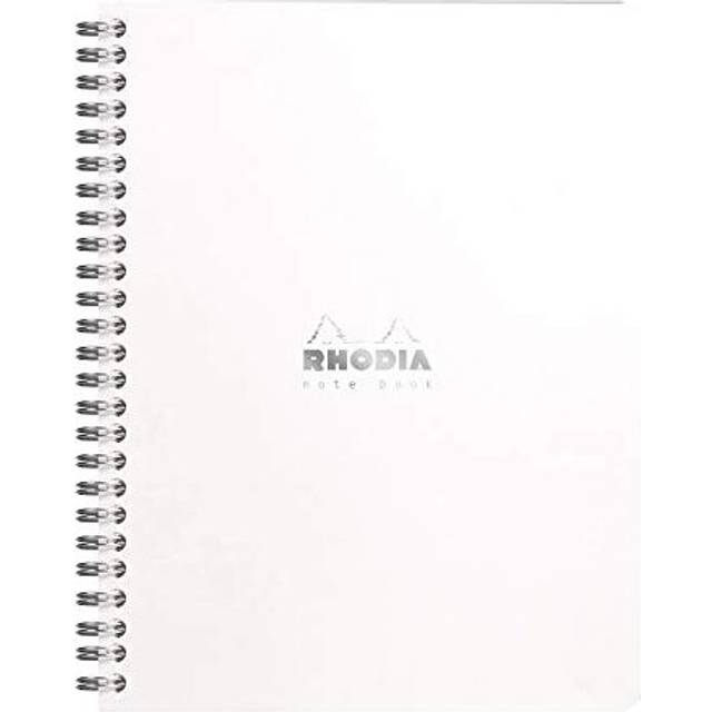 193441C - Spiral Notebook (Full Bound) White Notebook - A5+ - Dot Dot Lines - 160 Detachable Pages - White Clairefontaine Paper 80 g/m - Soft and