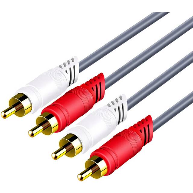 (1.5M) 2rca to 2rca Data Cable Audio Cable 1.5/3/5m Audio Cable Connector Wire Speaker Audio Cable Speaker Audio Connection
