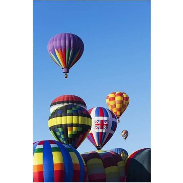 Hot Air Balloons 2015 Balloon Fiestas - Albuquerque New Mexico United States of America Poster Print by Richard Maschmeyer, 12 x 19
