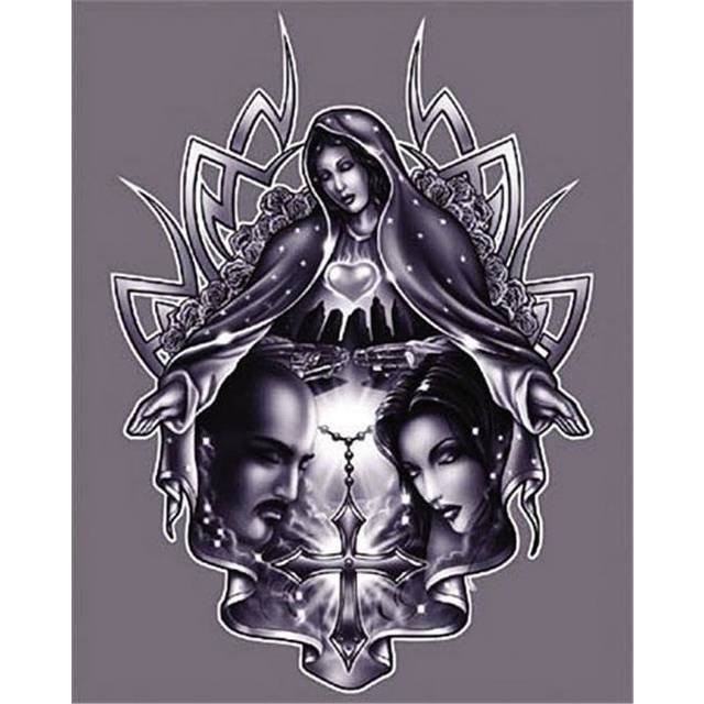 1037-08x10-RE 8 x 10 in. Guadalupe Love Religious Poster Print