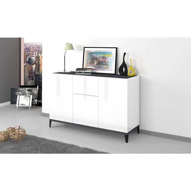 Avabella 120cm Wide 1 Drawer Sideboard - Slate (82cm H X 120cm W X 40cm D)