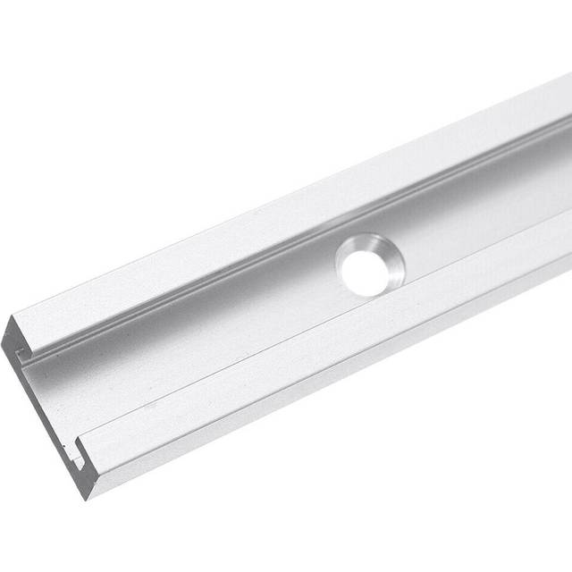 (800mm) 300-1220mm T-track T-slot Miter Track Jig T Screw Fixture Slot 19x9.5mm For Table Saw Router Table Woodworking Tool
