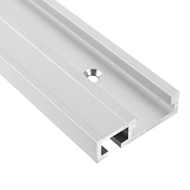 (400mm) Aluminum Alloy 45 Type T-slot T-track Miter Track Jig Fixture Slot 45x12.8mm For Table Saw Router Table Woodworking Tool