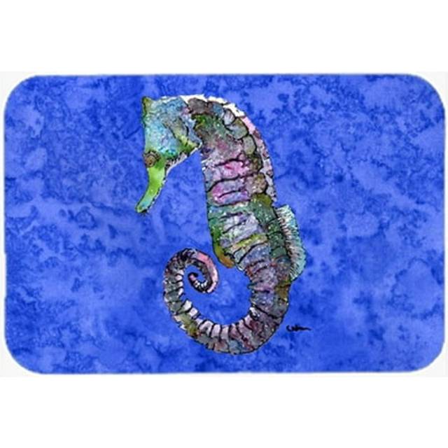 Seahorse Seahorse Glass Cutting Board - Large  15 H x 12 L in.