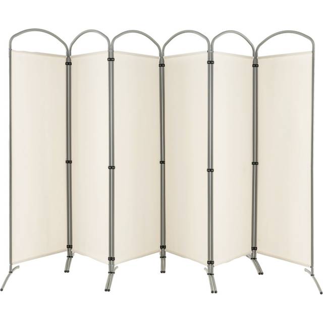 188cm Privacy Screen Panel Folding Room Divider Fabric Wall Divider