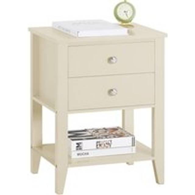 SoBuy FBT114-MI, Bedside Table Night Stand Side Table End Table Coffee Table Lamp Table, Beige