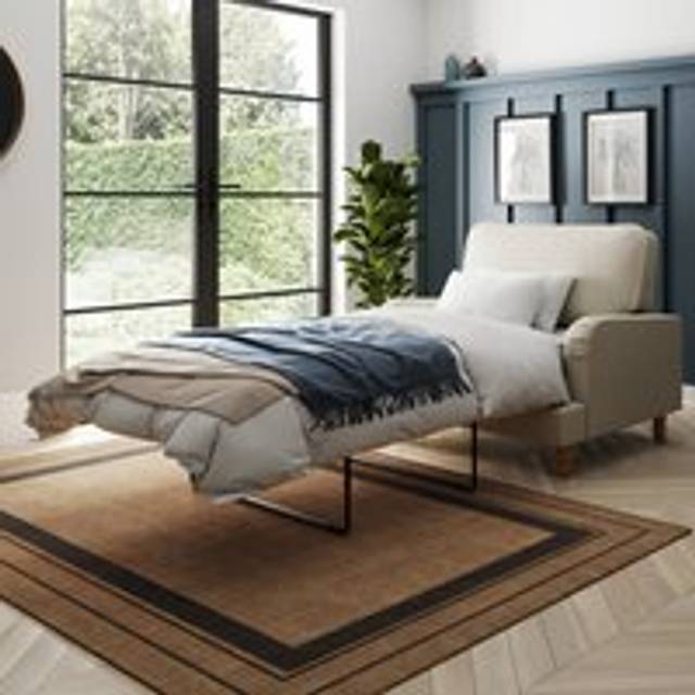 Beatrice Luna Snuggle Single Sofa Bed - Natural