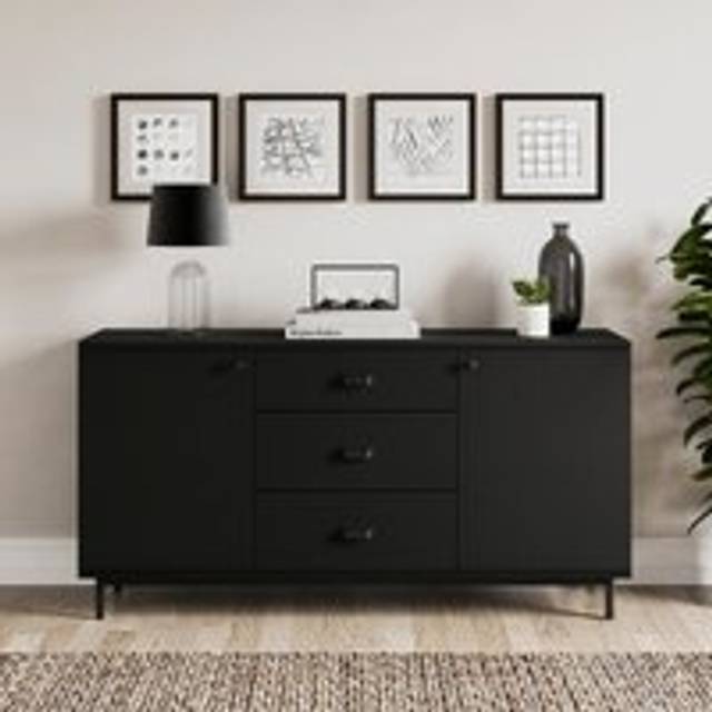 Fulton Large Sideboard - Fulton Black Oak