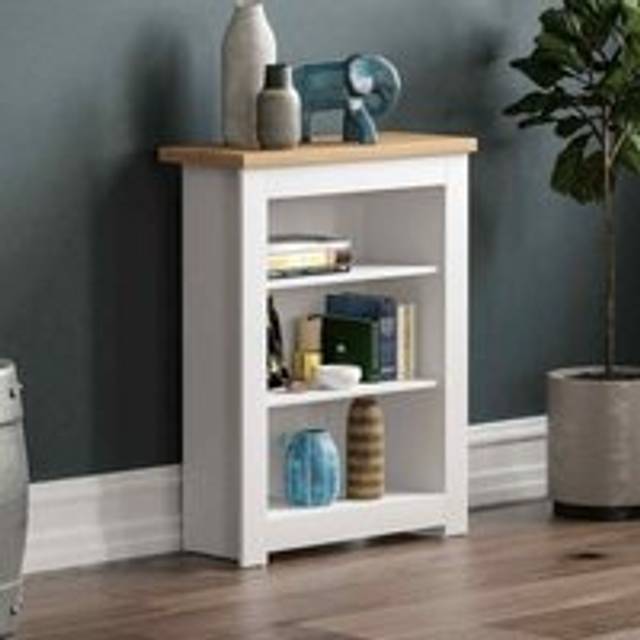 Arlington 3 Tier Bookcase White, White