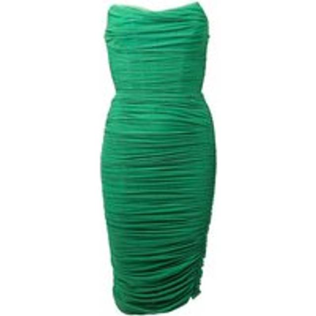 Lavish Alice Womens Mesh Midi Dress in Green - Size 6 UK