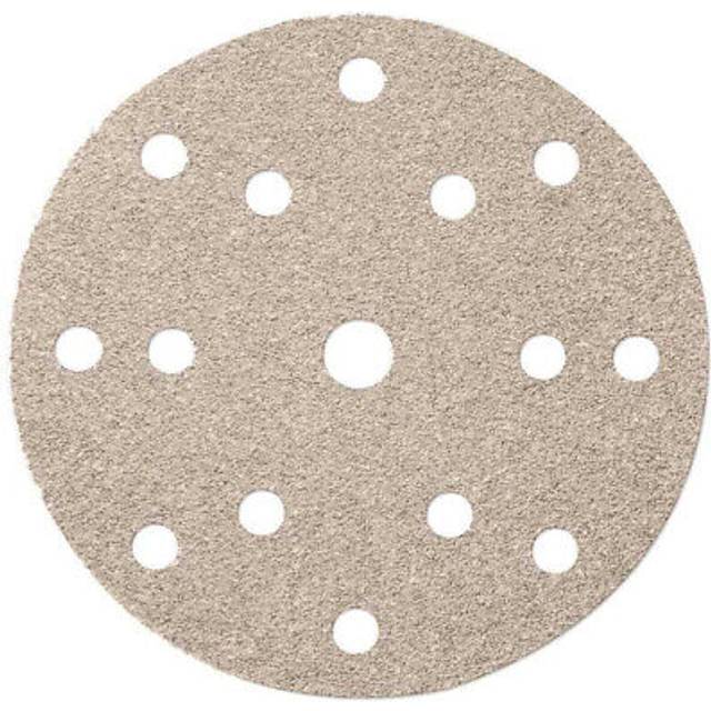 "Mirka White Basecut Velro 150mm Sanding Discs - Box 100 6"" Abrasive P800 Grit"