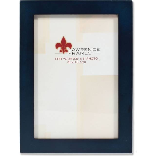 Lawrence Frames Standard Wood Luxury Frame  3.5 by 5-Inch  Blue