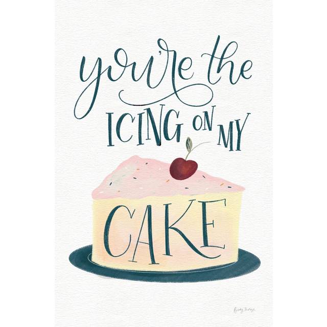 Icing On My Cake by Becky Thorns - Wrapped Canvas Graphic Art Print (76cm H x 51cm W)