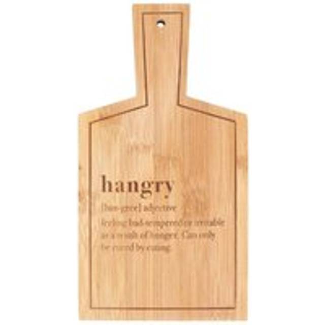 Something Different Hangry Bamboo Chopping Board - Natural - one size