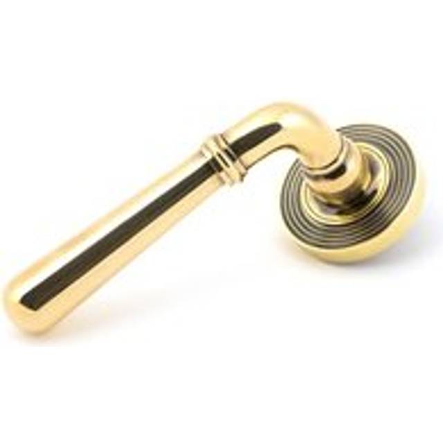 From The Anvil 45757 Aged Brass Newbury Door Lever On Rose Set (beehive)