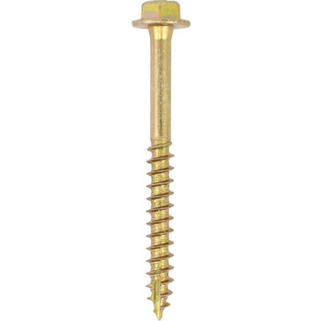 TIMCO Solo Advanced Hex Head Gold Coach Woodscrews - 6.0 x 40