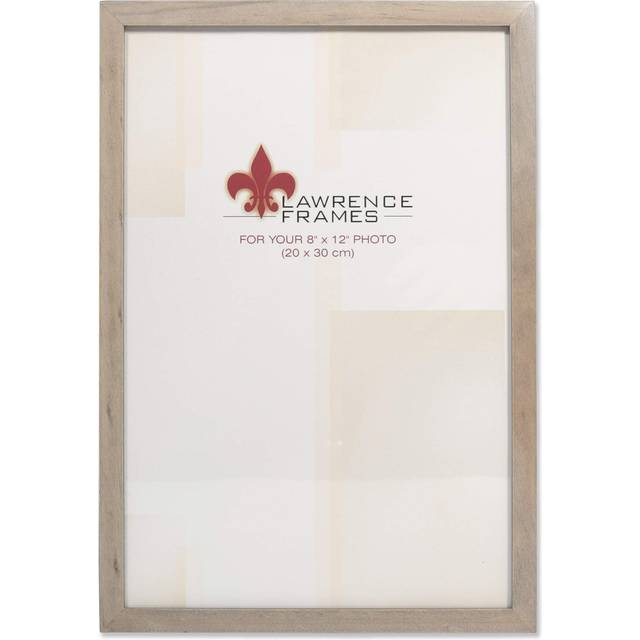 Lawrence Frames 756182 8x12 Gray Wood Gallery Collection Picture Frame