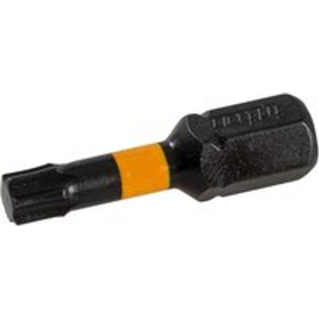 25 Pack S2 Steel High Torque Impact Bits T25 TORX 25mm Power Drill Drivers - Metallics - One Size