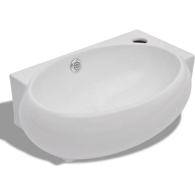 Fornah Ceramic Corner Sink - Glossy White (4,100mm L X 280mm W X 1,250mm H)