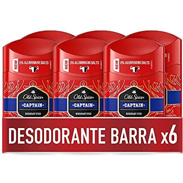 Deodorant Stick Captain â Pack of 6 x 50 ml (300 ml Total)