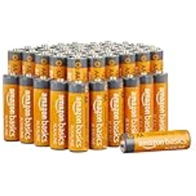 Amazon Basics AA 1.5 Volt Performance Alkaline Batteries - Pack of 48 (Appearance may vary)