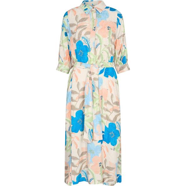 MOS MOSH - Klänning Rylee Botanic Dress - Natur