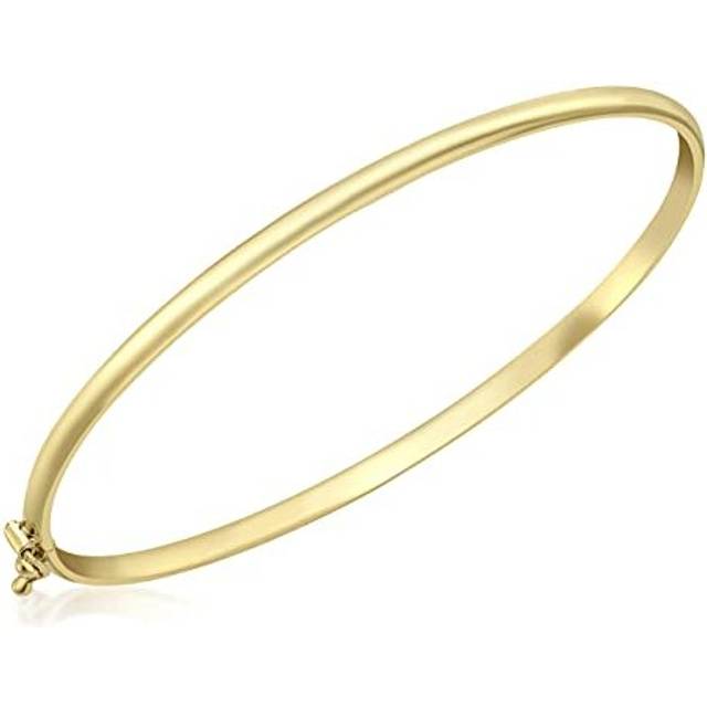 Carissima Gold Women&#39;s 9ct 2.8mm Domed Tube Bangle