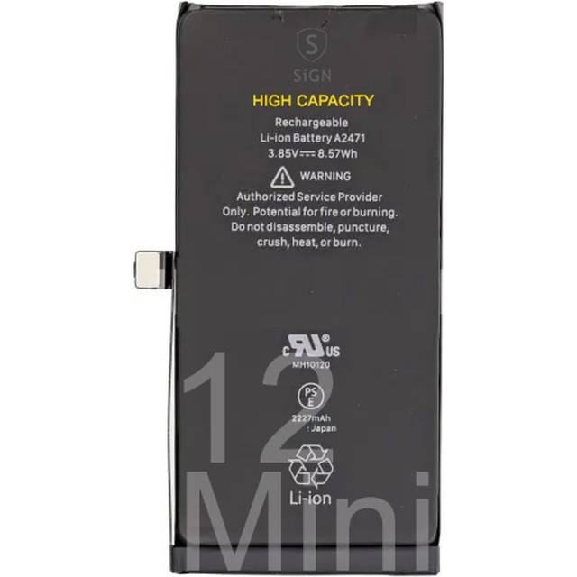 iPhone 12 Mini Högkapacitets Batteri - 2460mAh