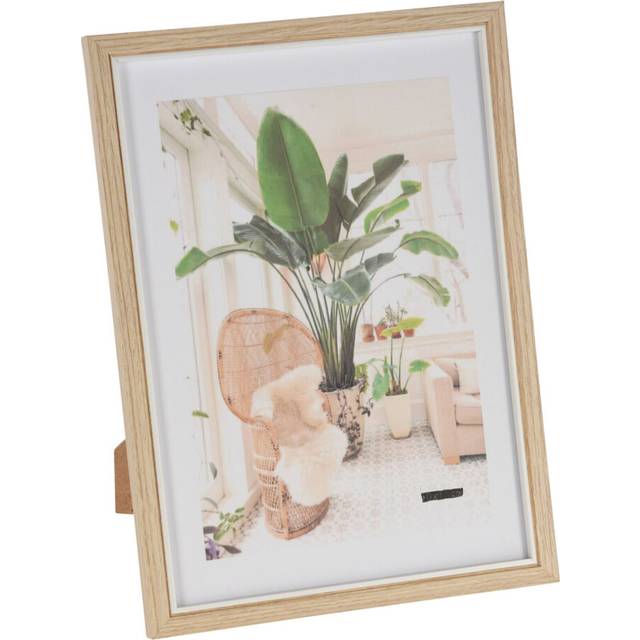 White Trim Wooden Photo Frame A4 | Freestanding Single Aperture A4 Picture Frame | Wall Mounted Picture Frame Tabletop Photo Frame