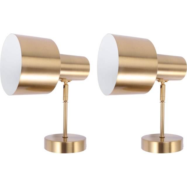 2X LED Wall Light Adjustable Direction Mirror Bathroom Light Golden Stair Light Bedroom Iron Wall Lamp