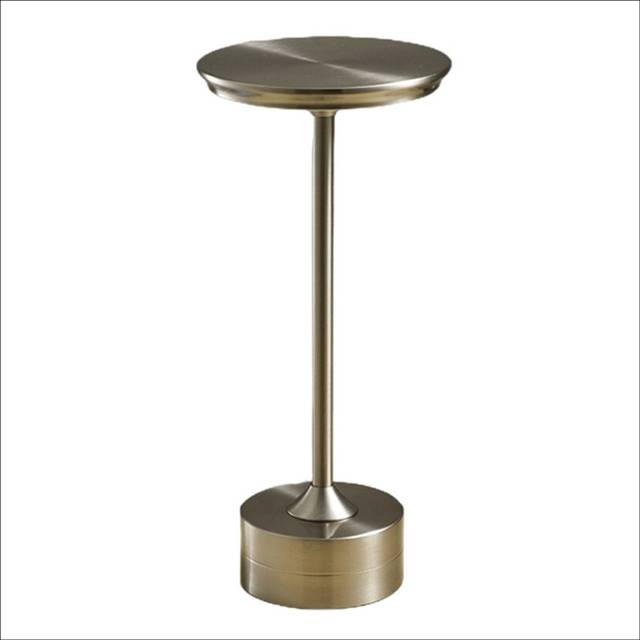 Simple Retro Desk Lamp Restaurant Bar Decor Ambient Light Touch USB Rechargeable Desk Lamp Night Light Silver
