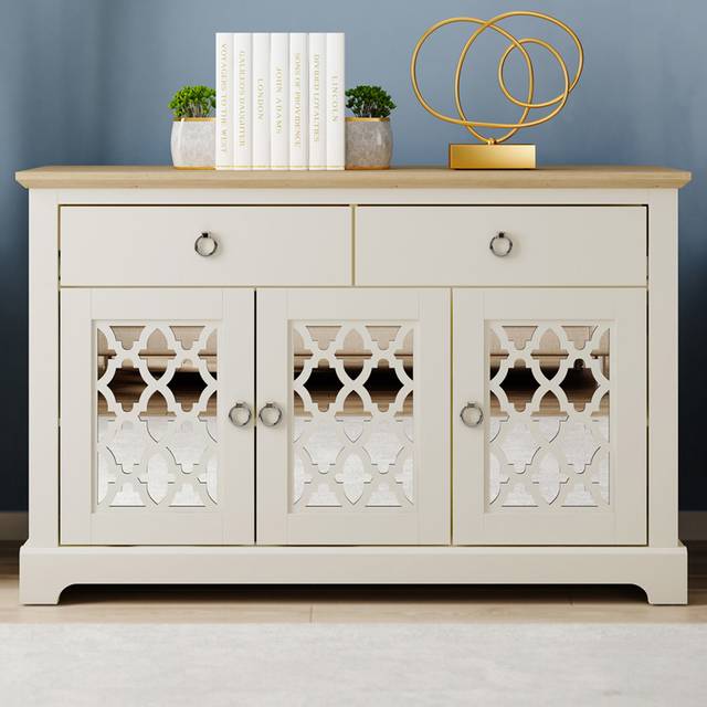 Gfw Honiton 3 Door 2 Drawer Sideboard - Cream