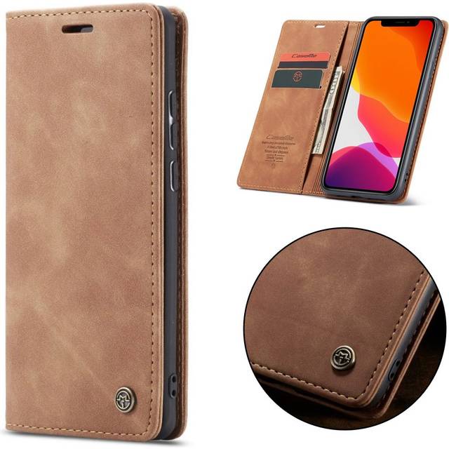 CaseMe vintage iPhone 11 Pro Max fodral - Brun