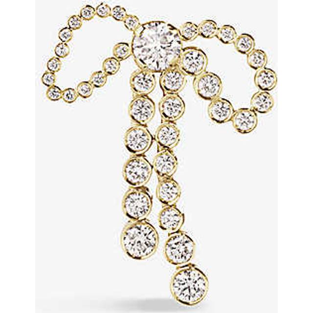 Sophie Bille Brahe Womens 18k Yellow Rosette De Diamant 18ct Gold and 0.65ct Diamond Earring