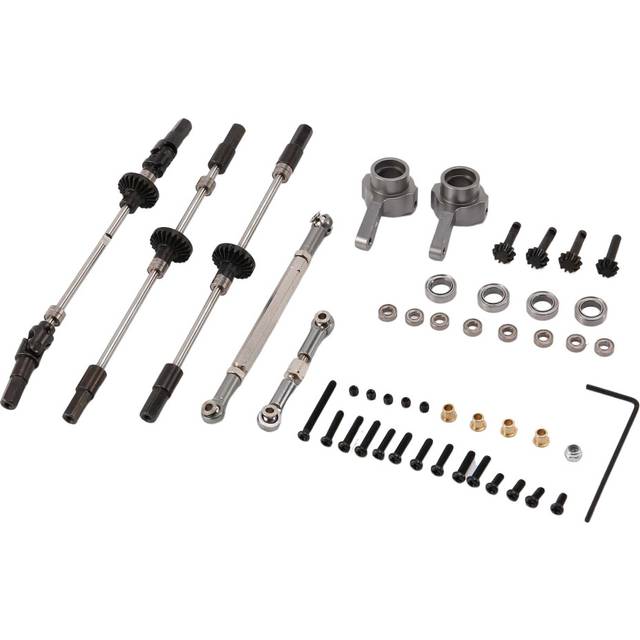 Upgrade Steel Gear Bridge Axle Gears for WPL B14 B24 C14 C24 C34 C44 B16 B36 JJRC Q60 1/16 RC Car Spare Parts,6X6