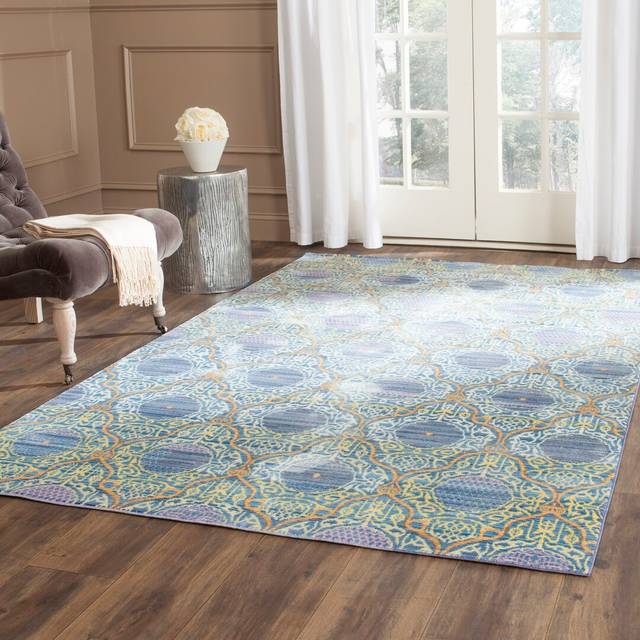 Wynter Lavender/Gold Area Rug (Rectangle 121 x 182cm)