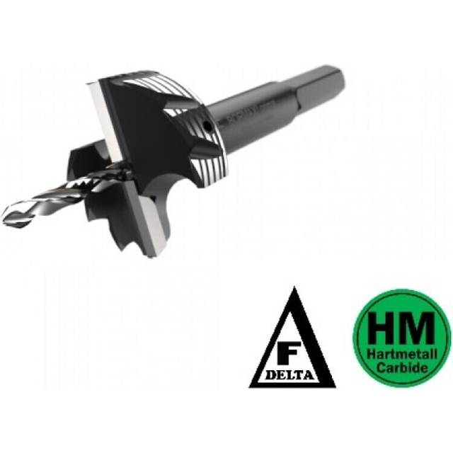 FAMAG 40mm Bormax 3 Prima Pilot Guided Carbide Tipped TCT Forstner Bit, 1664040