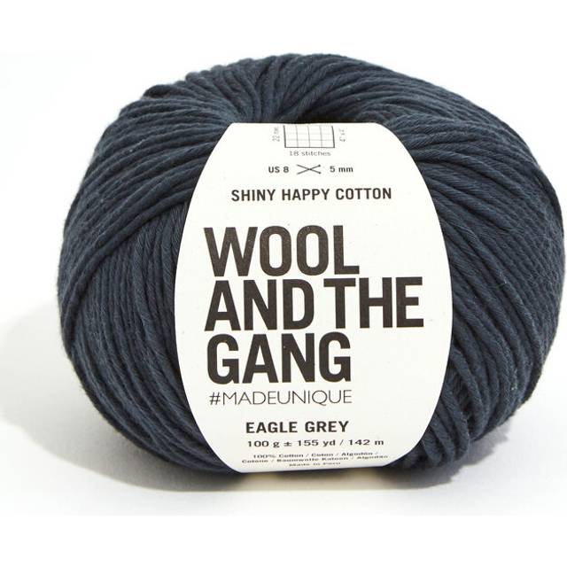 Wool And The Gang Shiny Happy Cotton Knitting and Crochet Yarn, 100g