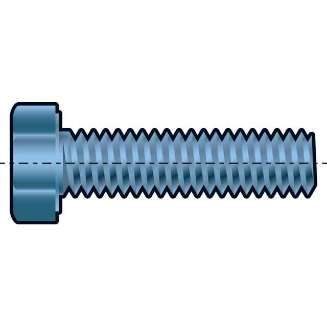 Qualfast M16X75 Hex Head Set Screw BZP (GR-8.8)- you get 2