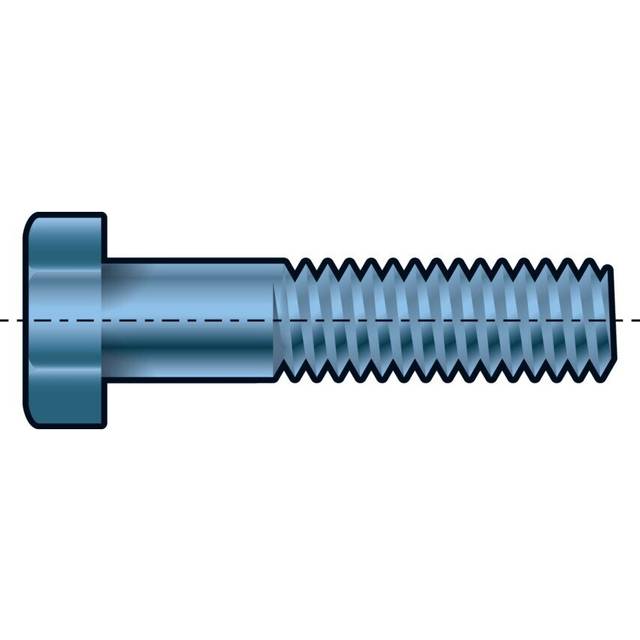 Qualfast M4X35 Hex Head Bolt BZP (GR-8.8)- you get 25
