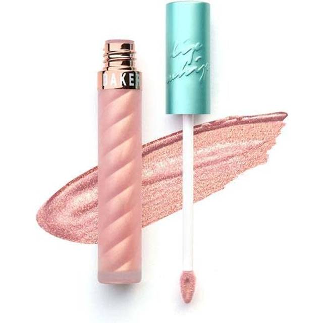 Beauty Bakerie Lip Whip Liquid Lipstick for Women, Waterproof Lip Gloss, Tint, Stain Long Lasting Hydrating Moisturizer, Matte or Metallic, 3.5mL, Ros