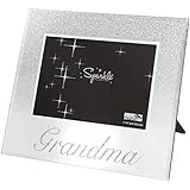 Grandma Mirrored Silver Glitter 6 x 4 Inch Photo Frame