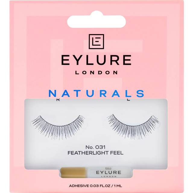 Eylure Naturals No. 031 Reusable Eyelashes  Adhesive Included  1 Pair