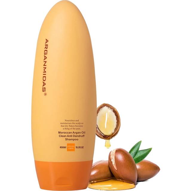 ARGANMIDAS Anti-Dandruff Moisturizing Shampoo for Dry  Flaky and Itchy Scalp - Treats and Prevents Dandruff for Women and Men  15.3 Fl Oz