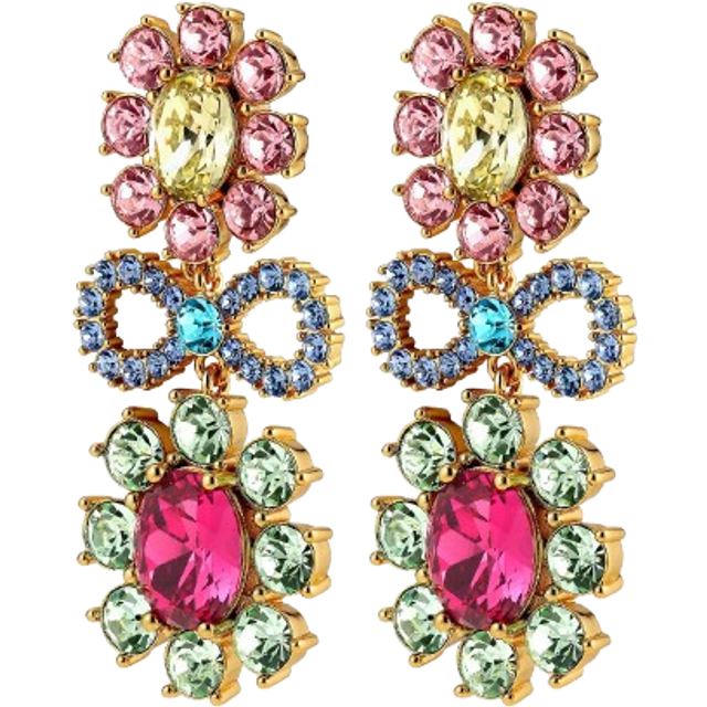 Dyrberg/Kern Lillian Sg Pastel Multi Örhängen | Guld
