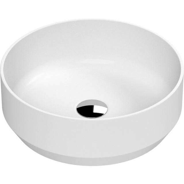 nuie Round Vessel 350x350x120mm, White