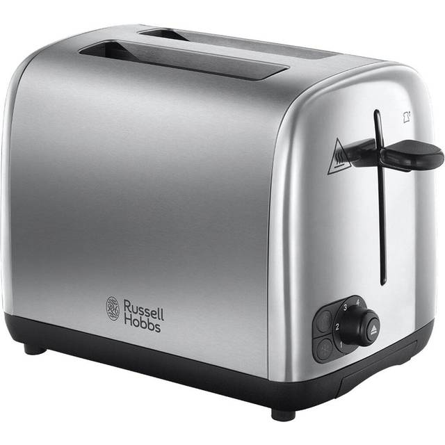 Russell Hobbs 24080 Adventure 2 Slice Toaster Brushed Polished Steel