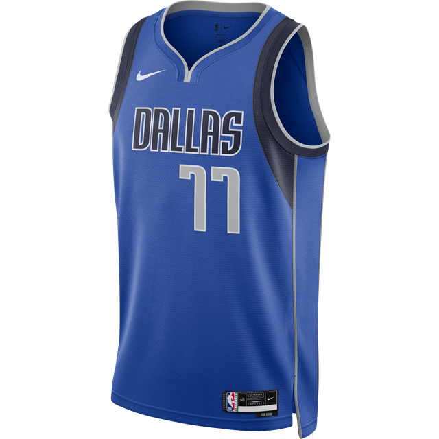 Dallas Mavericks Icon Edition 2022/23 Men's Nike Dri-FIT NBA Swingman Jersey - Blue - Polyester - XS